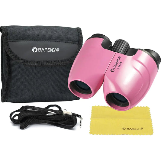 Barska CO11370 10x25 Pink Porro Binoculars (Pink)