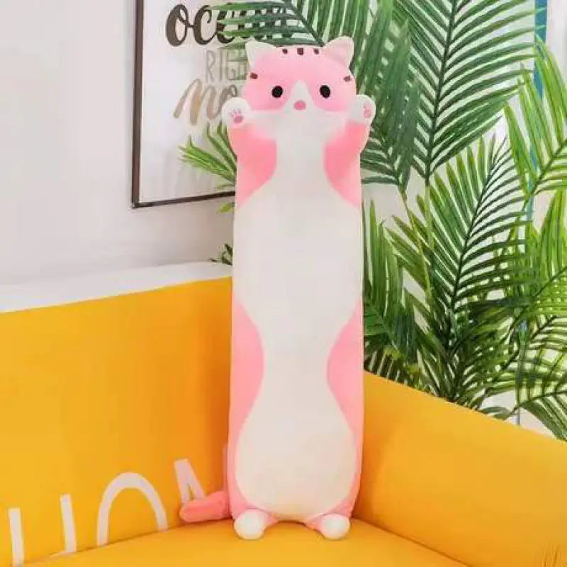 Cute Long Cat Plush Toy Doll for Kids' Sleep & Play
