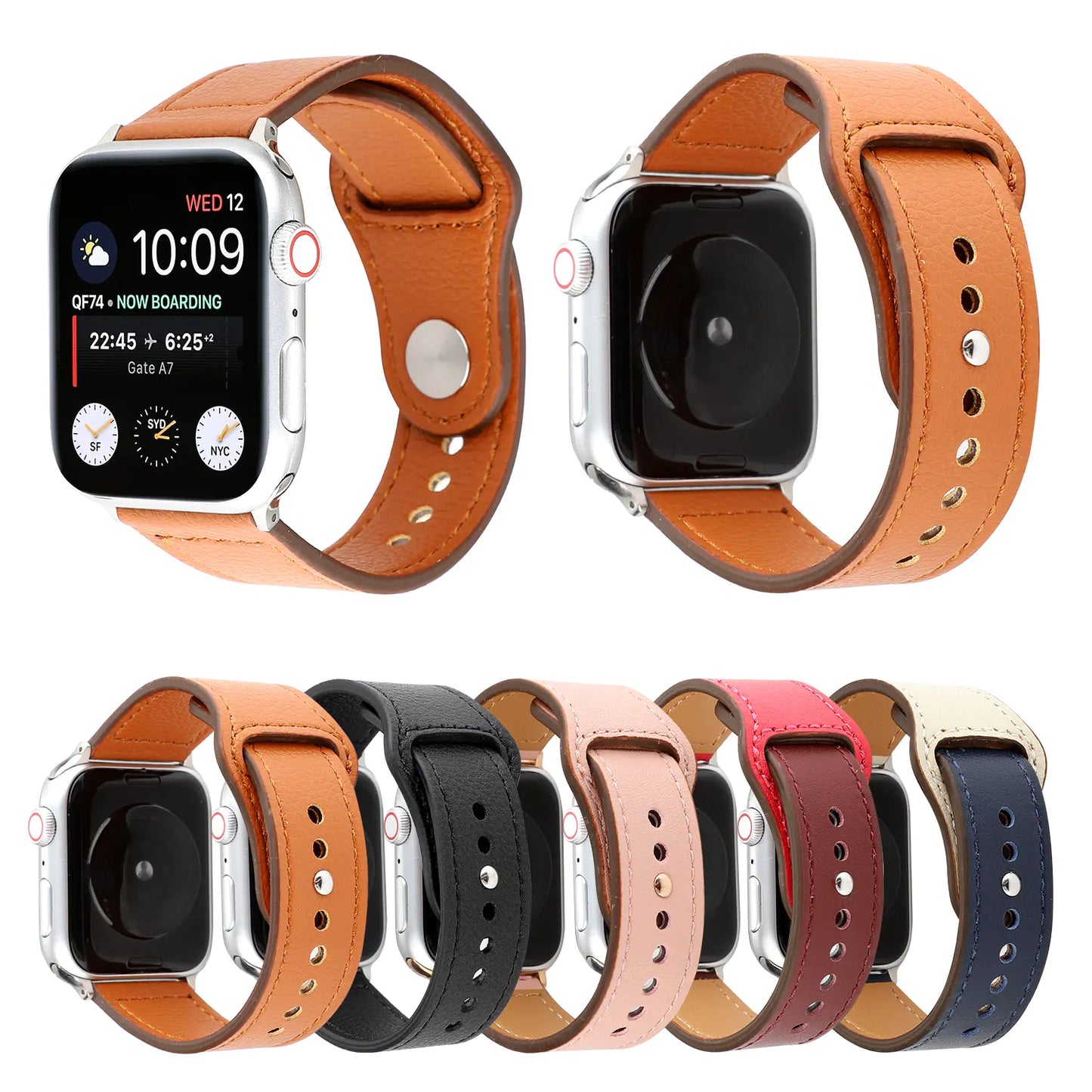 Apple Compatible Sports Leather Strap for Iwatch