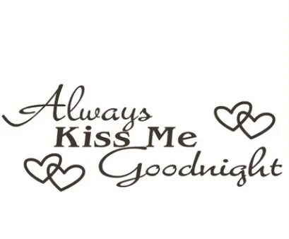 Heartfelt English Quotes Wall Stickers